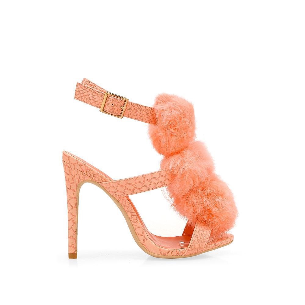 Privileged JC Dossier Madrillo pink coral Pom heel